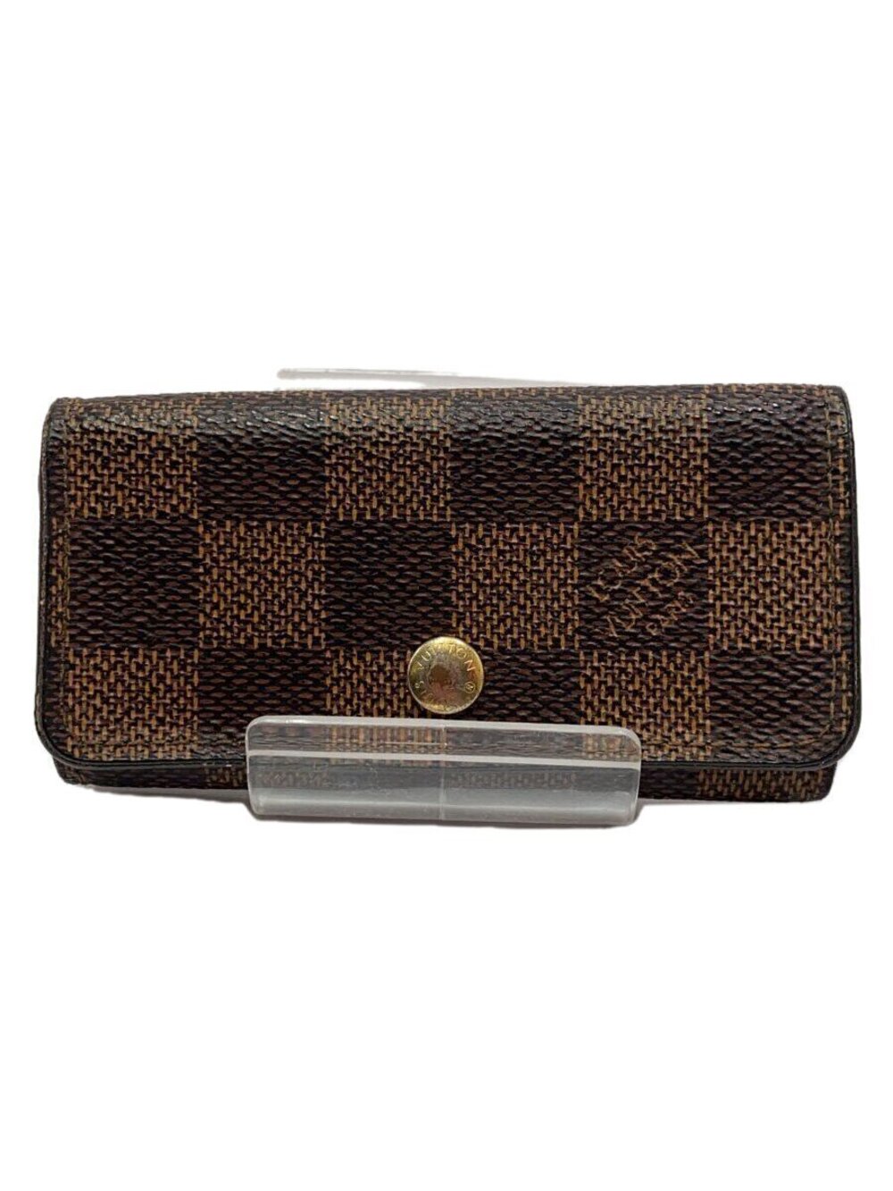 LOUIS VUITTON Multicles Ebene Brown Leather Brown